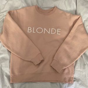 BLONDE sweater